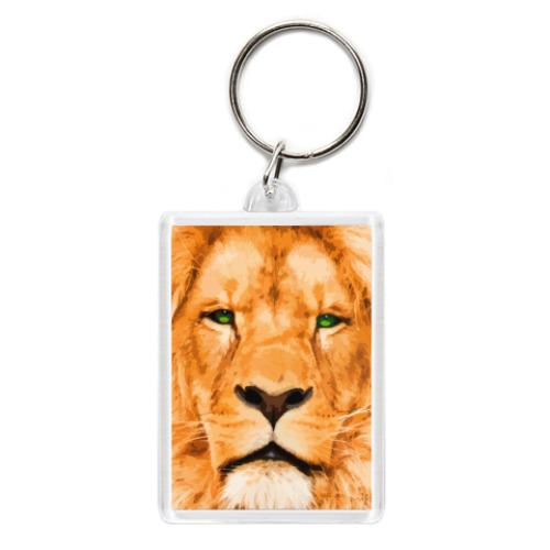 Брелок с принтом Рыжий лев