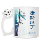 Кружка с футбольным мячиком