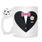 Кружка с футбольным мячиком