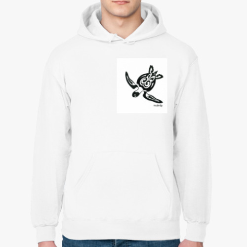 Толстовка худи с принтом Морская черепаха