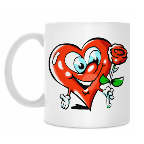 Кружка с принтом Сердце