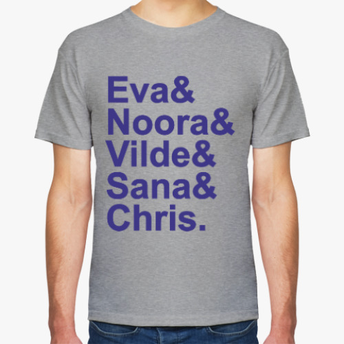 Футболка с принтом Skam names