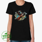 Женская футболка органик