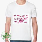 Мужская футболка органик