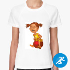 Женская спортивная футболка