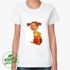 Женская футболка органик