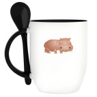 Кружка с ложкой