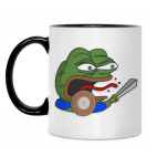 Кружка двухцветная