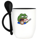 Кружка с ложкой