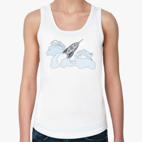 Женская майка с принтом Unlimited Space