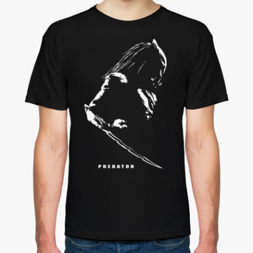 Футболка с принтом Хищник