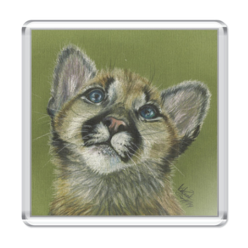 Магнит с принтом Пуменок