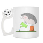 Кружка с футбольным мячиком