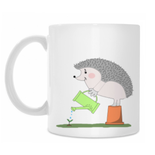 Кружка с принтом Ёжик