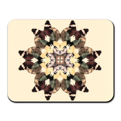 Коврик для мыши с принтом Бабочки
