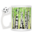 Кружка с футбольным мячиком