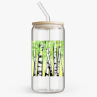 Банка с бамбуковой крышкой