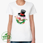 Женская футболка органик