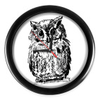 Настенные часы (без цифр) Сова
