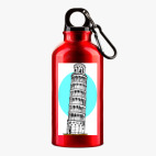 Металлическая бутылка 400 мл UV-DTF