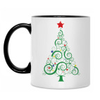 Кружка двухцветная