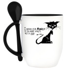 Кружка с ложкой