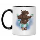 Кружка двухцветная