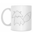 Лисенок контур