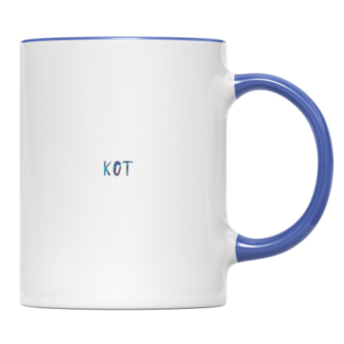 Кружка с принтом кот