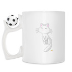 Кружка с футбольным мячиком