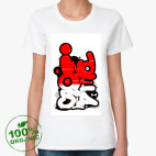 Женская футболка органик