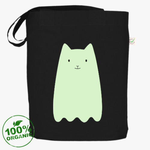 Сумка шоппер с принтом Котовидение