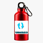 Металлическая бутылка 400 мл UV-DTF