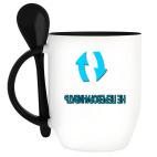 Кружка с ложкой