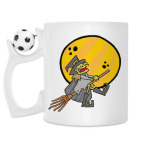 Кружка с футбольным мячиком