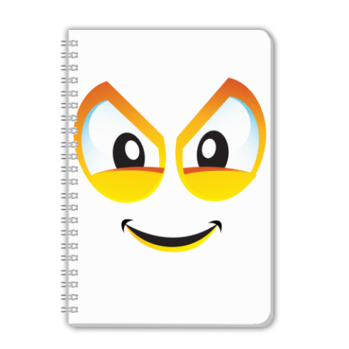 Тетрадь с принтом Смайл