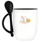 Кружка с ложкой