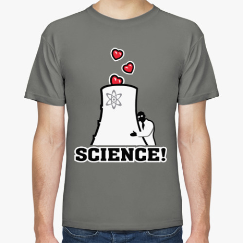 Футболка с принтом Science! Ядерная физика