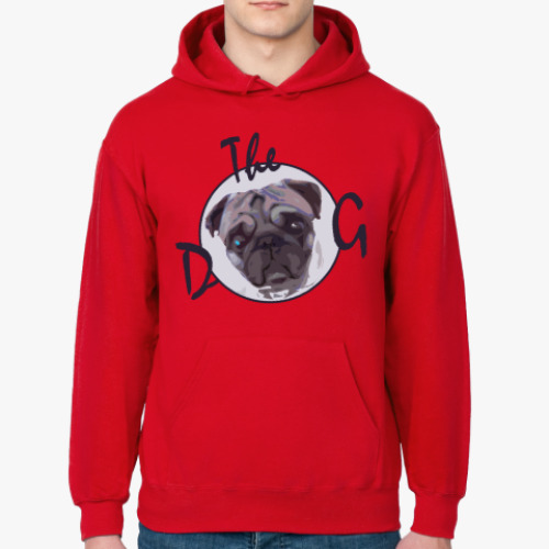 Толстовка худи с принтом The Dog