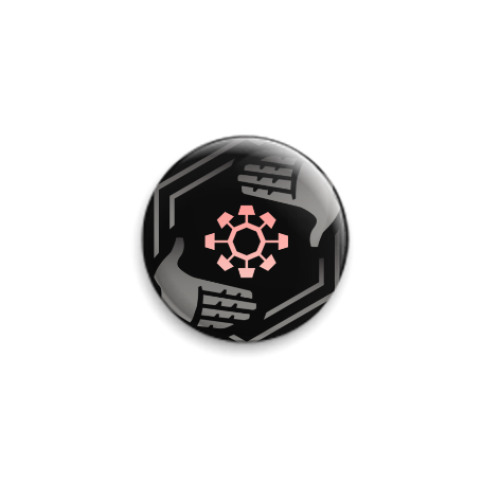 Значок 25мм с принтом Liberator Onyx 40000