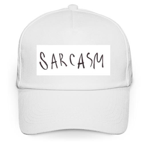 Кепка бейсболка с принтом Sarcasm