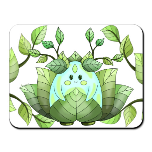 Коврик для мыши с принтом Милый лесной дух
