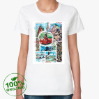 Женская футболка органик