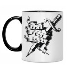 Кружка двухцветная