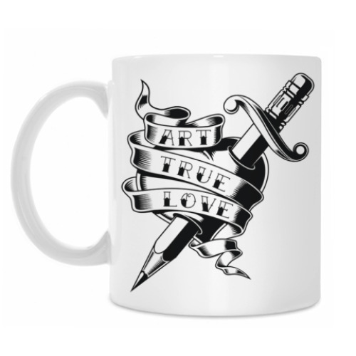Кружка с принтом ART TRUE LOVE