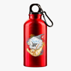 Металлическая бутылка 400 мл UV-DTF