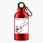 Металлическая бутылка 400 мл UV-DTF