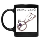 Кружка цветная UV-DTF