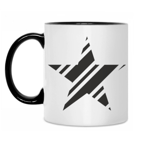 Кружка с принтом Black Star