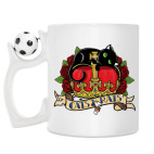 Кружка с футбольным мячиком